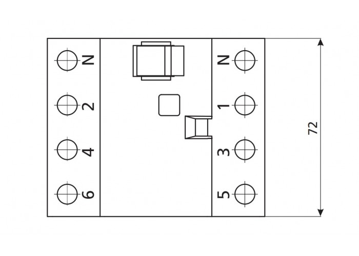 ПЗВ ETI 002065145 EFI-4 80/0.5 тип AC (10kA)
