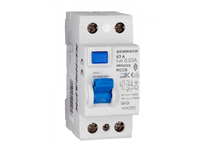 ПЗВ Schrack AR056203 10кА 63А 30мА 2P тип A