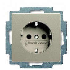 Розетка ABB Basic 55 2CKA002011A6140 20 EUC-93-507 із заземленням (шампань)
