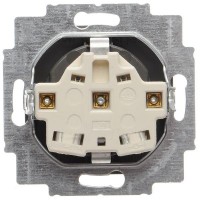 Розетка ABB Basic 55 2CKA002011A6144 20 EUC-96-507 із заземленням (білий шале)