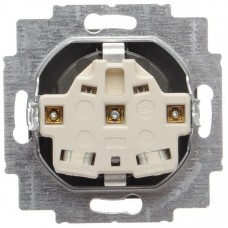 Розетка ABB Basic 55 2CKA002011A6144 20 EUC-96-507 із заземленням (білий шале)