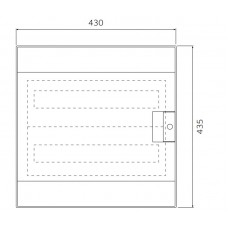 Щиток ABB Mistral65 на 36 (18x2) модулів