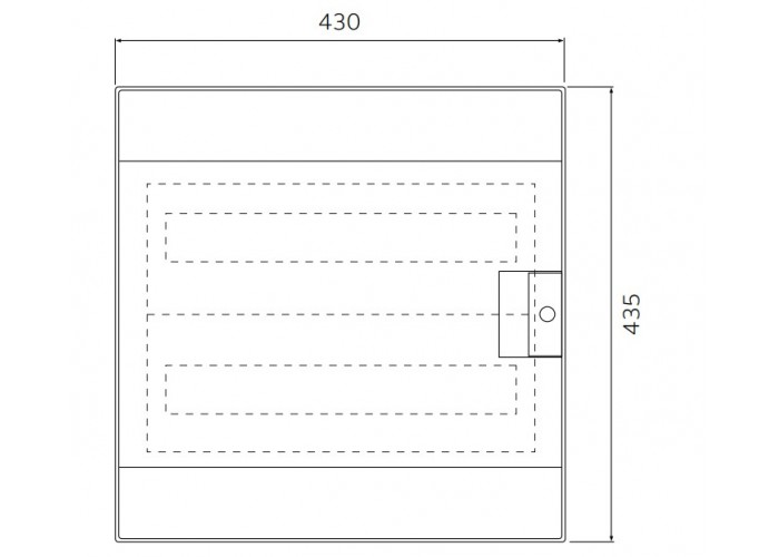 Щиток ABB Mistral65 на 36 (18x2) модулів