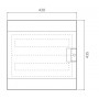 Щиток ABB Mistral65 на 36 (18x2) модулів