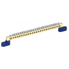 Шина N «нуль» IEK YNN10-812-24C2-K07 на двох кутових ізоляторах ШНІ-8х12-24-У2-С