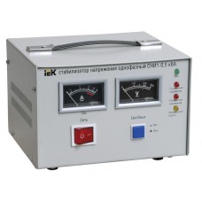 Стабілізатор напруги IEK СНІ1-0,5кВт