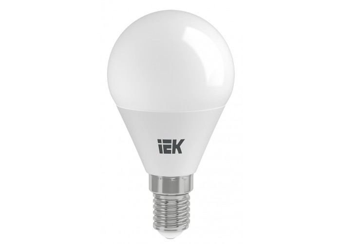 Светодиодная лампа ECO G45 5Вт 3000К 230В E14, IEK