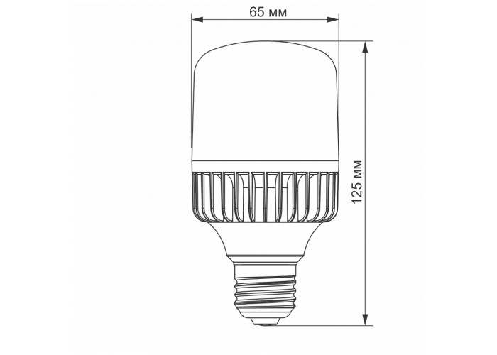 LED лампа Videx A65 20W E27 5000K VL-A65-20275