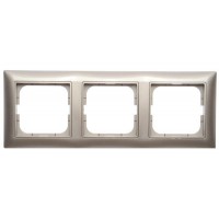 Тримісна рамка ABB Basic 55 2CKA001725A1503 2513-93-507 (шампань)