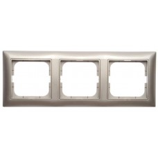 Тримісна рамка ABB Basic 55 2CKA001725A1503 2513-93-507 (шампань)
