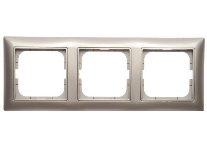 Тримісна рамка ABB Basic 55 2CKA001725A1503 2513-93-507 (шампань)