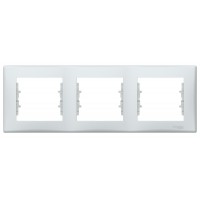 Тримісна рамка Schneider Electric Sedna SDN5800533 (сіра)