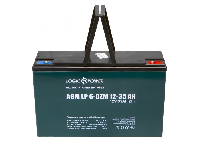 Тяговий акумулятор свинцево-кислотний LogicPower LP9335 LP 6-DZM-35