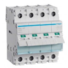 Вимикач навантаження Hager SBN490 4P 100А/400В 4м