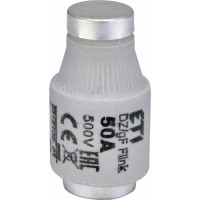 Запобіжник ETI 002313102 D III DZ 50A/500V (E33)