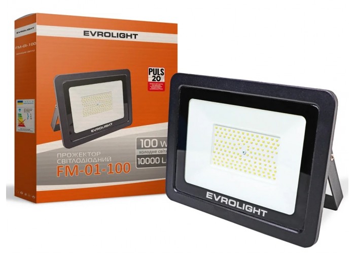LED прожектор Evrolight FM-01-100 (57063) 100Вт 6400K
