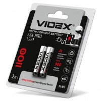 Акумулятор Videx AAA 1100мАч (HR03/1100/2DB) 2 шт