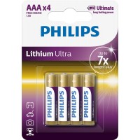Акумуляторна батарея Philips FR03LB4A/10 Lithium Ultra AAA BLI 4