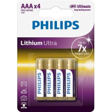 Акумуляторна батарея Philips FR03LB4A/10 Lithium Ultra AAA BLI 4