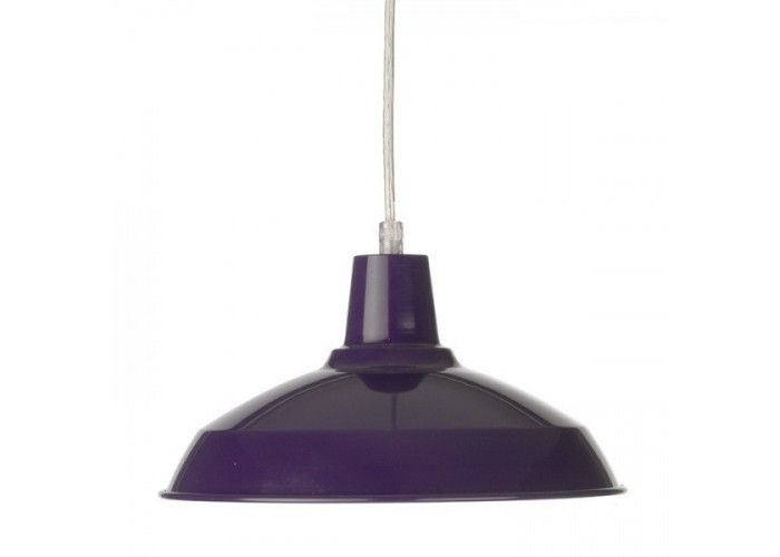 Алюмінієвий підвісний світильник-тарілка Philips 915004227801 Massive Janson 408519610 1x60Вт 230В Purple