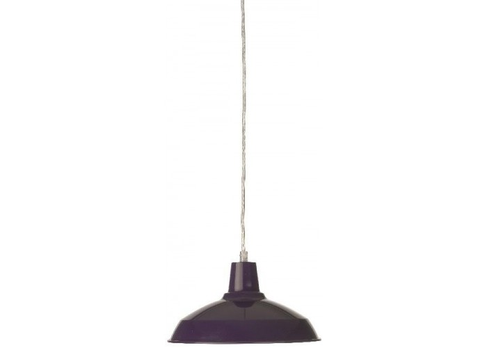 Алюмінієвий підвісний світильник-тарілка Philips 915004227801 Massive Janson 408519610 1x60Вт 230В Purple