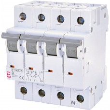 Автоматичний вимикач ETI 002165520 ETIMAT 6 3p+ND 40А (6 kA)