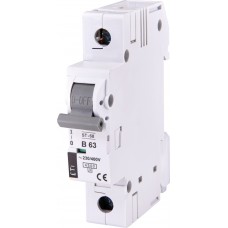 Автоматичний вимикач ETI 002171322 ST-68 1p B 63А (4.5 kA)