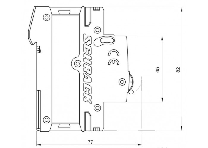 Автоматичний вимикач Schrack AM617620 6кА 20А 1P+N C