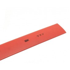 Червона термозбіжна трубка IEK UDRS-D16-1-K04 ТТУ 16/8 (1м)
