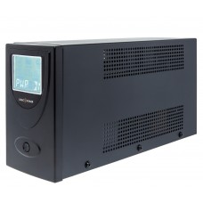 ДБЖ LogicPower LP1454 UL650VA AVR 7.5Ач 2В (390Вт) у металевому корпусі з USB-портом та 2 євророзетками (чорний)