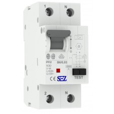 Диф автомат SEZ PFI2 B 6A/0,03A (PFI2B_6A/0,03A)
