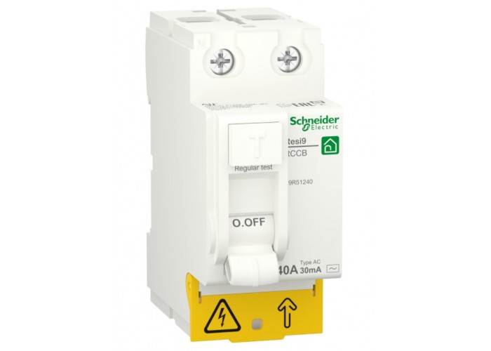 Диференціальне реле Schneider Electric R9R51240 RESI9 2P 40A 30мА АС