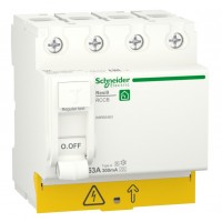 Диференціальне реле Schneider Electric R9R65463 RESI9 4P 63A 300мА А-S