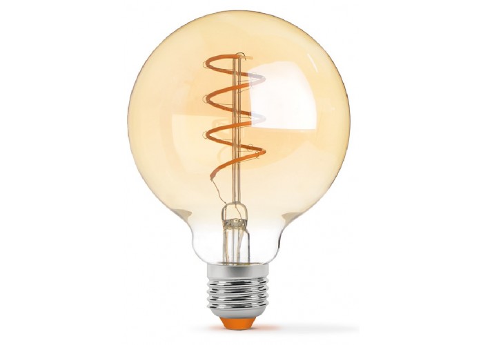 LED лампа Videx Filament G95 5W 2200K E27 с диммером VL-G95FASD-05272