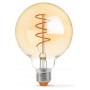 LED лампа Videx Filament G95 5W 2200K E27 с диммером VL-G95FASD-05272