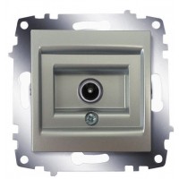 Індивідуальна розетка TV ABB Cosmo 619-011000-274 (алюміній)
