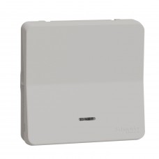 Кнопковий вимикач Schneider Electric MUR39127 з підсвічуванням IP55 (білий)