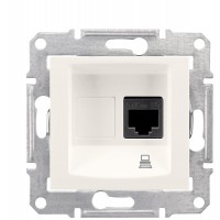 Комп'ютерна розетка Schneider Electric Sedna SDN4900123 (слонова кістка)