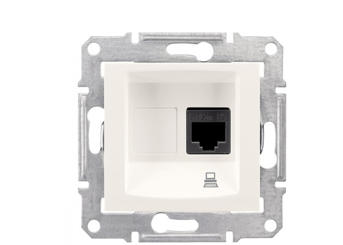 Компьютерная розетка Schneider Electric Sedna SDN4900123 (слоновая кость)