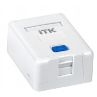 Корпус розетки для одного модуля Keystone Jack, ITK