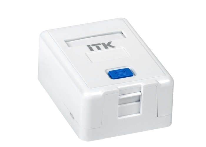Корпус розетки для 1 модуля Keystone Jack, ITK