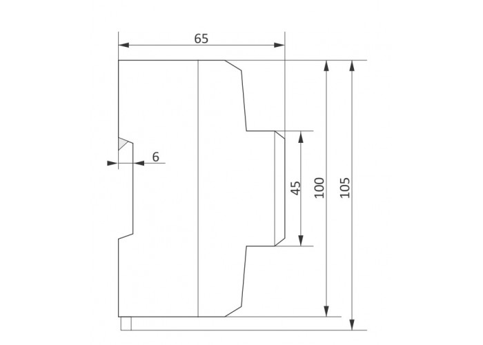 Лічильник електроенергії F&F LE03D-CT400 3х230/400В 3х5А (трансформатор 400/5A)