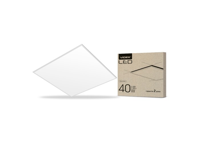 Матова LED панель Videx 40Вт 4100K (VL-P404W)
