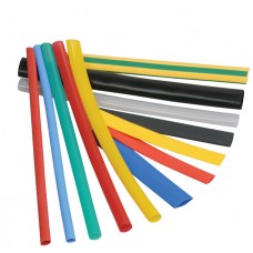 Набір кольорових трубок для термоусадки IEK UDRS-D2-D8-10-2 ТТУ 2/1, 4/2, 6/3, 8/4 Ж, С, К, Ч, Б (20х8см/упак)