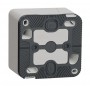 Накладная розетка Schneider Electric MUR39034 с з/к и шторками IP55 (белая)