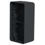 Накладной вертикальный блок подрозетников Schneider Electric MUR37912 IP55 (антрацит)