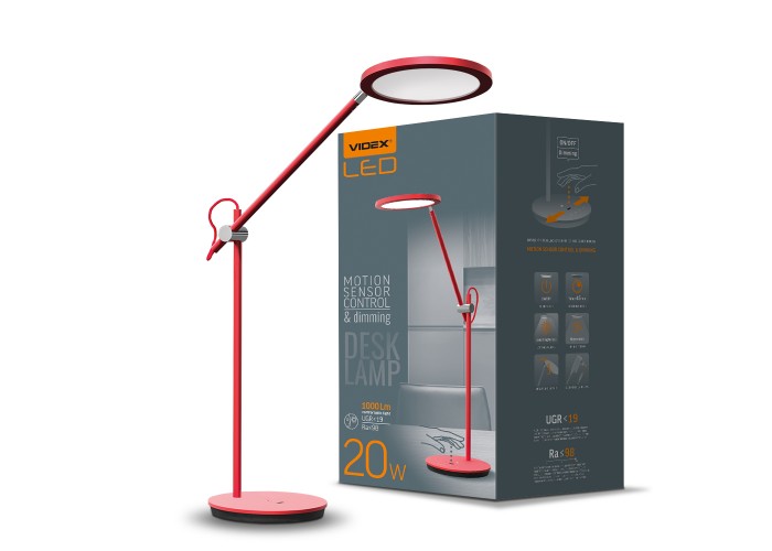 Настільна LED лампа Videx Т5 20Вт 4100K (VL-TF15R)