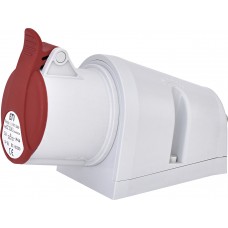 Настінний силовий роз'єм ETI 004482038 EZ-3243 IP44 (32A 400V 3P+PE)