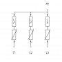 Обмежувач перенапруг OBO Bettermann (5094423) Тип I+II V25-B+C 3-280
