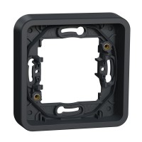 Одномісна рамка Schneider Electric MUR34107 IP55 (антрацит)